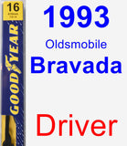 Driver Wiper Blade for 1993 Oldsmobile Bravada - Premium