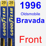 Front Wiper Blade Pack for 1996 Oldsmobile Bravada - Premium