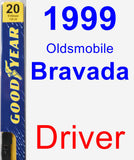 Driver Wiper Blade for 1999 Oldsmobile Bravada - Premium