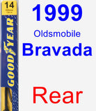 Rear Wiper Blade for 1999 Oldsmobile Bravada - Premium