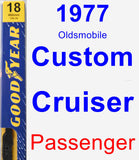 Passenger Wiper Blade for 1977 Oldsmobile Custom Cruiser - Premium