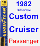 Passenger Wiper Blade for 1982 Oldsmobile Custom Cruiser - Premium