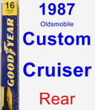 Rear Wiper Blade for 1987 Oldsmobile Custom Cruiser - Premium