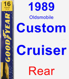 Rear Wiper Blade for 1989 Oldsmobile Custom Cruiser - Premium