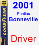 Driver Wiper Blade for 2001 Pontiac Bonneville - Premium