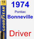 Driver Wiper Blade for 1974 Pontiac Bonneville - Premium