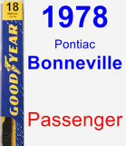 Passenger Wiper Blade for 1978 Pontiac Bonneville - Premium