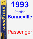 Passenger Wiper Blade for 1993 Pontiac Bonneville - Premium