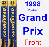 Front Wiper Blade Pack for 1998 Pontiac Grand Prix - Premium