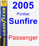 Passenger Wiper Blade for 2005 Pontiac Sunfire - Premium