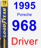 Driver Wiper Blade for 1995 Porsche 968 - Premium