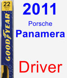 Driver Wiper Blade for 2011 Porsche Panamera - Premium