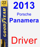 Driver Wiper Blade for 2013 Porsche Panamera - Premium