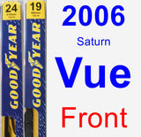 Front Wiper Blade Pack for 2006 Saturn Vue - Premium