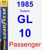 Passenger Wiper Blade for 1985 Subaru GL-10 - Premium