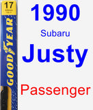 Passenger Wiper Blade for 1990 Subaru Justy - Premium