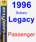 Passenger Wiper Blade for 1996 Subaru Legacy - Premium