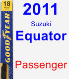 Passenger Wiper Blade for 2011 Suzuki Equator - Premium