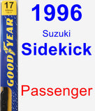 Passenger Wiper Blade for 1996 Suzuki Sidekick - Premium