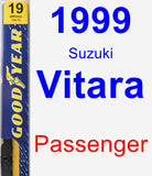 Passenger Wiper Blade for 1999 Suzuki Vitara - Premium