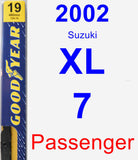 Passenger Wiper Blade for 2002 Suzuki XL-7 - Premium