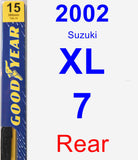 Rear Wiper Blade for 2002 Suzuki XL-7 - Premium