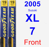 Front Wiper Blade Pack for 2005 Suzuki XL-7 - Premium