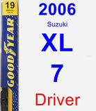 Driver Wiper Blade for 2006 Suzuki XL-7 - Premium