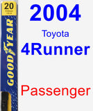 Passenger Wiper Blade for 2004 Toyota 4Runner - Premium