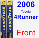 Front Wiper Blade Pack for 2006 Toyota 4Runner - Premium