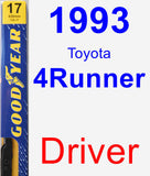 Driver Wiper Blade for 1993 Toyota 4Runner - Premium