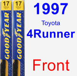 Front Wiper Blade Pack for 1997 Toyota 4Runner - Premium