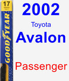 Passenger Wiper Blade for 2002 Toyota Avalon - Premium