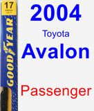 Passenger Wiper Blade for 2004 Toyota Avalon - Premium