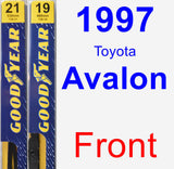 Front Wiper Blade Pack for 1997 Toyota Avalon - Premium