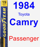 Passenger Wiper Blade for 1984 Toyota Camry - Premium