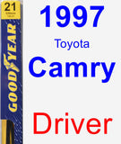 Driver Wiper Blade for 1997 Toyota Camry - Premium