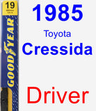 Driver Wiper Blade for 1985 Toyota Cressida - Premium