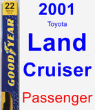 Passenger Wiper Blade for 2001 Toyota Land Cruiser - Premium