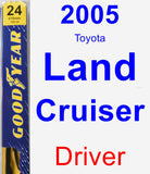 Driver Wiper Blade for 2005 Toyota Land Cruiser - Premium