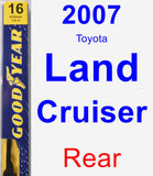 Rear Wiper Blade for 2007 Toyota Land Cruiser - Premium