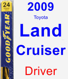 Driver Wiper Blade for 2009 Toyota Land Cruiser - Premium