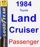 Passenger Wiper Blade for 1984 Toyota Land Cruiser - Premium