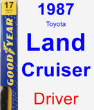 Driver Wiper Blade for 1987 Toyota Land Cruiser - Premium