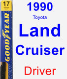 Driver Wiper Blade for 1990 Toyota Land Cruiser - Premium