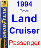 Passenger Wiper Blade for 1994 Toyota Land Cruiser - Premium