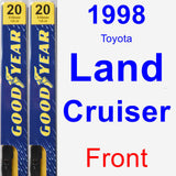 Front Wiper Blade Pack for 1998 Toyota Land Cruiser - Premium