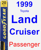 Passenger Wiper Blade for 1999 Toyota Land Cruiser - Premium