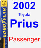 Passenger Wiper Blade for 2002 Toyota Prius - Premium