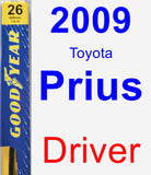 Driver Wiper Blade for 2009 Toyota Prius - Premium